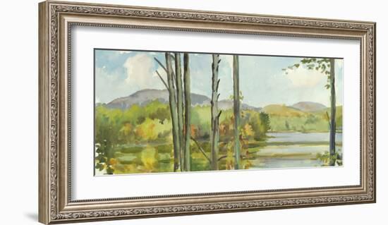 Lake Study (left)-Elissa Gore-Framed Art Print