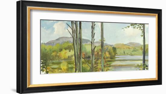 Lake Study (left)-Elissa Gore-Framed Art Print