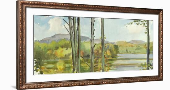 Lake Study (left)-Elissa Gore-Framed Art Print