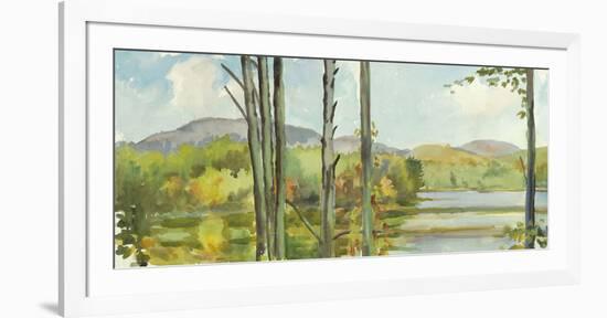 Lake Study (left)-Elissa Gore-Framed Art Print