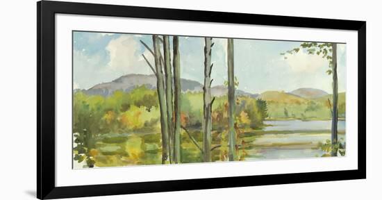 Lake Study (left)-Elissa Gore-Framed Art Print