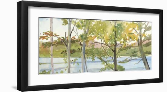 Lake Study (right)-Elissa Gore-Framed Art Print