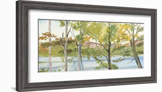 Lake Study (right)-Elissa Gore-Framed Art Print