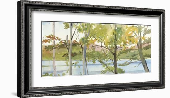 Lake Study (right)-Elissa Gore-Framed Art Print