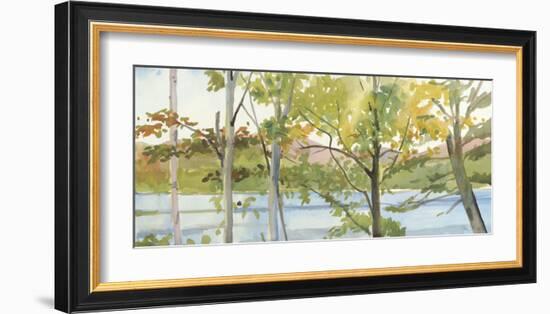 Lake Study (right)-Elissa Gore-Framed Art Print