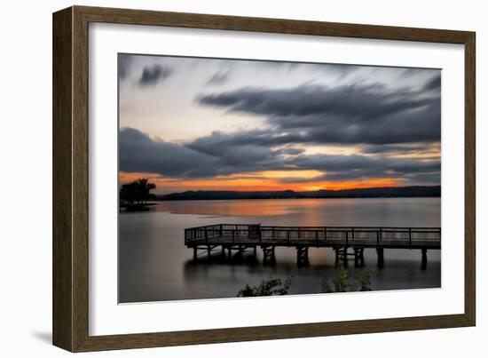 Lake Sunset-Danny Head-Framed Photographic Print