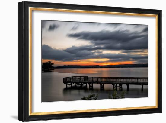 Lake Sunset-Danny Head-Framed Photographic Print