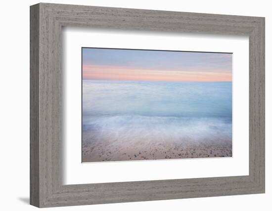 Lake Superior Beach II Sunset-Alan Majchrowicz-Framed Photographic Print