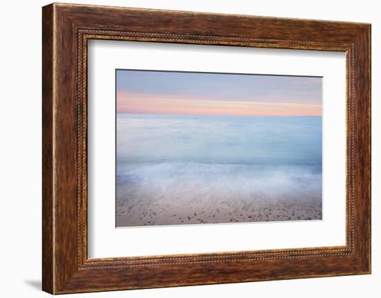 Lake Superior Beach II Sunset-Alan Majchrowicz-Framed Photographic Print