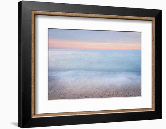 Lake Superior Beach II Sunset-Alan Majchrowicz-Framed Photographic Print