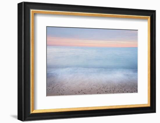 Lake Superior Beach II Sunset-Alan Majchrowicz-Framed Photographic Print