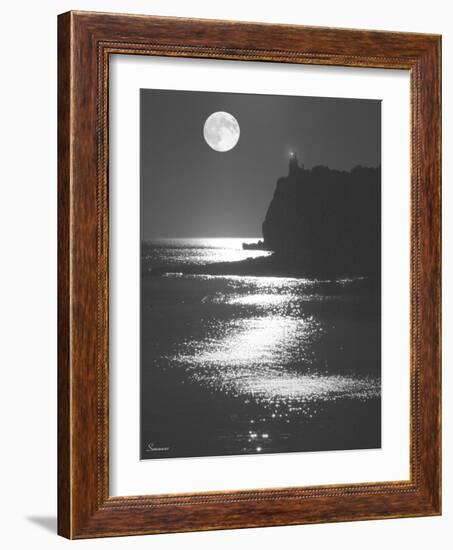 Lake Superior Lighthouse-Gordon Semmens-Framed Photographic Print