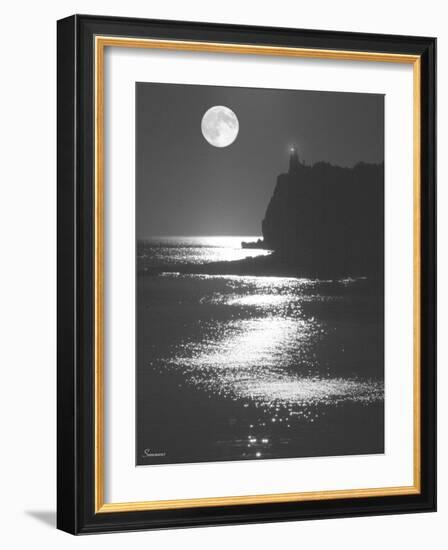 Lake Superior Lighthouse-Gordon Semmens-Framed Photographic Print