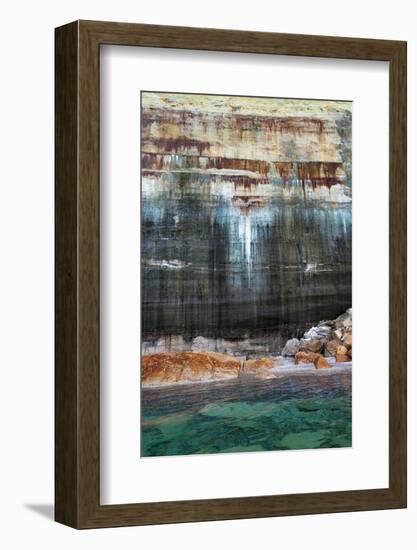 Lake Superior, Pictured Rocks National Lakeshore, Michigan-Judith Zimmerman-Framed Photographic Print