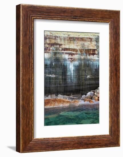 Lake Superior, Pictured Rocks National Lakeshore, Michigan-Judith Zimmerman-Framed Photographic Print