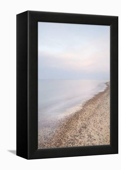 Lake Superior seen from beach at Whitefish Point, Upper Peninsula, Michigan-Alan Majchrowicz-Framed Premier Image Canvas