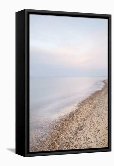 Lake Superior seen from beach at Whitefish Point, Upper Peninsula, Michigan-Alan Majchrowicz-Framed Premier Image Canvas