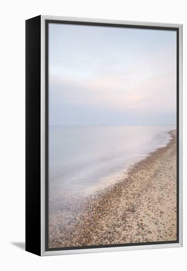 Lake Superior seen from beach at Whitefish Point, Upper Peninsula, Michigan-Alan Majchrowicz-Framed Premier Image Canvas