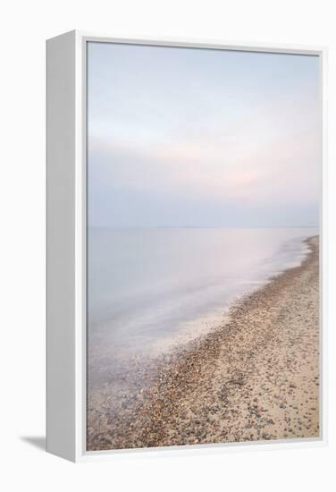 Lake Superior seen from beach at Whitefish Point, Upper Peninsula, Michigan-Alan Majchrowicz-Framed Premier Image Canvas