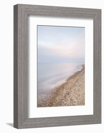 Lake Superior seen from beach at Whitefish Point, Upper Peninsula, Michigan-Alan Majchrowicz-Framed Photographic Print