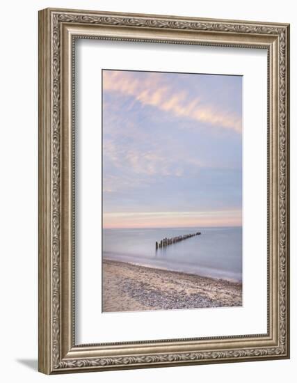 Lake Superior seen from beach at Whitefish Point, Upper Peninsula, Michigan-Alan Majchrowicz-Framed Photographic Print