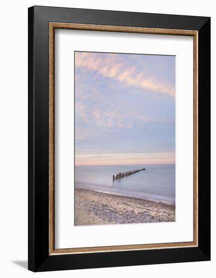 Lake Superior seen from beach at Whitefish Point, Upper Peninsula, Michigan-Alan Majchrowicz-Framed Photographic Print