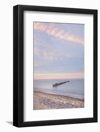 Lake Superior seen from beach at Whitefish Point, Upper Peninsula, Michigan-Alan Majchrowicz-Framed Photographic Print