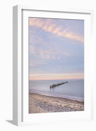 Lake Superior seen from beach at Whitefish Point, Upper Peninsula, Michigan-Alan Majchrowicz-Framed Photographic Print