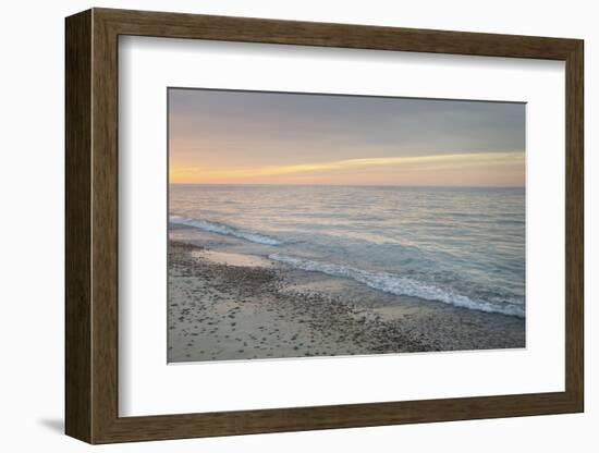 Lake Superior seen from beach at Whitefish Point, Upper Peninsula, Michigan-Alan Majchrowicz-Framed Photographic Print