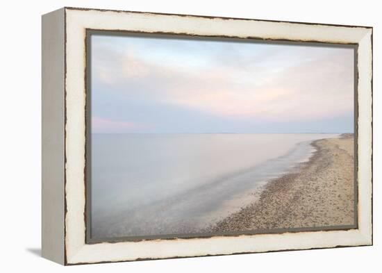 Lake Superior seen from beach at Whitefish Point, Upper Peninsula, Michigan-Alan Majchrowicz-Framed Premier Image Canvas