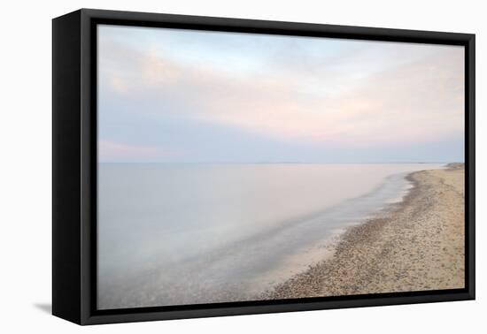 Lake Superior seen from beach at Whitefish Point, Upper Peninsula, Michigan-Alan Majchrowicz-Framed Premier Image Canvas