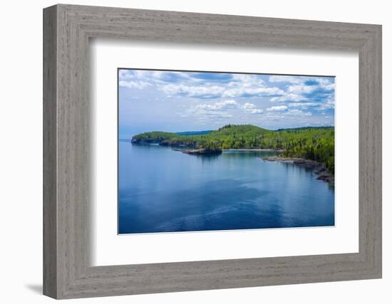 Lake Superior Shoreline, Split Rock Lighthouse S.P.-Steven Gaertner-Framed Photographic Print