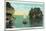 Lake Superior, Wisconsin - Apostle Islands, Gem Island Scene-Lantern Press-Mounted Art Print