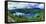 Lake surrounded by trees, Emerald Lake, Yukon, Canada-Panoramic Images-Framed Premier Image Canvas