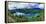 Lake surrounded by trees, Emerald Lake, Yukon, Canada-Panoramic Images-Framed Premier Image Canvas