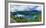 Lake surrounded by trees, Emerald Lake, Yukon, Canada-Panoramic Images-Framed Photographic Print