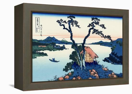Lake Suwa in the Shinano province, c.1830-Katsushika Hokusai-Framed Premier Image Canvas