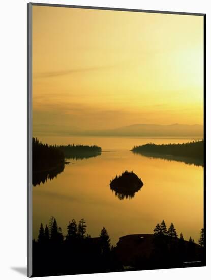 Lake Tahoe at Dawn, Tahoe, Nevada, USA-Steve Vidler-Mounted Photographic Print