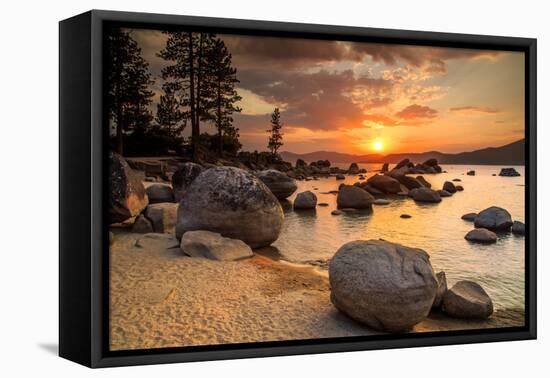 Lake Tahoe at Sunset-topseller-Framed Premier Image Canvas