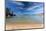 Lake Tahoe Beach With 2 Hearts-null-Mounted Art Print