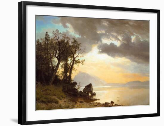 Lake Tahoe, California, 1867-Albert Bierstadt-Framed Art Print