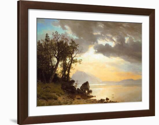 Lake Tahoe, California, 1867-Albert Bierstadt-Framed Art Print