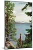 Lake Tahoe, California - Freels Peak View from Lake-Lantern Press-Mounted Art Print