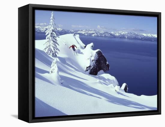 Lake Tahoe, California, USA-null-Framed Premier Image Canvas