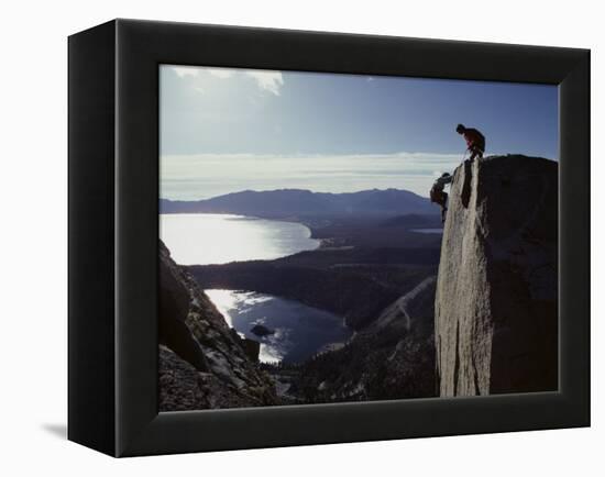 Lake Tahoe, California, USA-null-Framed Premier Image Canvas