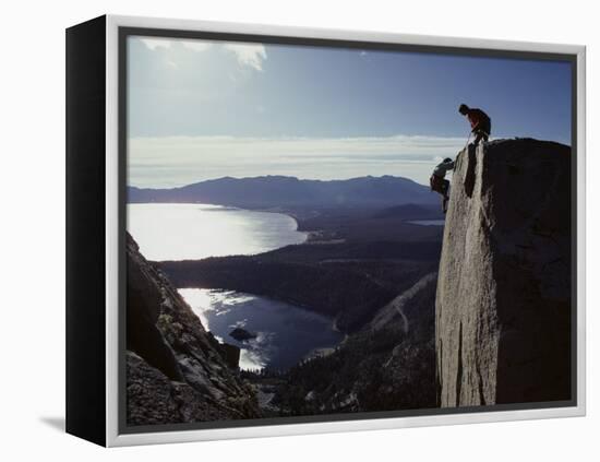 Lake Tahoe, California, USA-null-Framed Premier Image Canvas