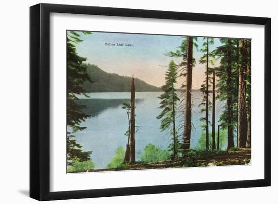 Lake Tahoe, California - View of Fallen Leaf Lake-Lantern Press-Framed Art Print