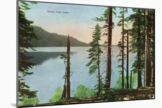 Lake Tahoe, California - View of Fallen Leaf Lake-Lantern Press-Mounted Art Print