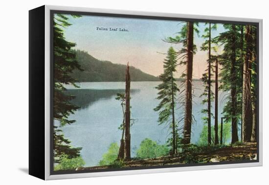 Lake Tahoe, California - View of Fallen Leaf Lake-Lantern Press-Framed Stretched Canvas