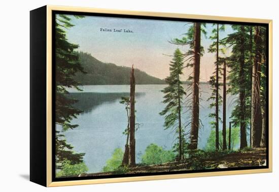 Lake Tahoe, California - View of Fallen Leaf Lake-Lantern Press-Framed Stretched Canvas